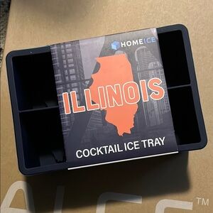 Black Cocktail Ice Tray